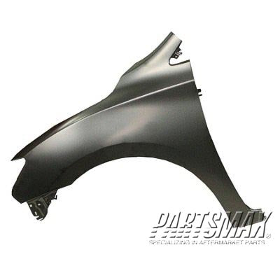 1240 | 2013-2015 NISSAN SENTRA LT Front fender assy S|SL|SV; w/o Side Repeater; w/o Moulding | NI1240207|F31013SGMA