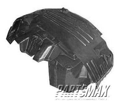 1248 | 2004-2004 NISSAN PATHFINDER ARMADA LT Front fender inner panel fender liner; LE/SE | NI1248107|638317S200