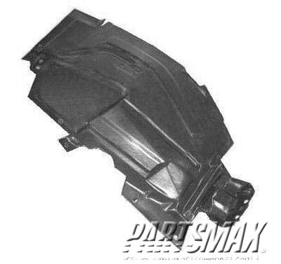 1248 | 2003-2008 NISSAN MURANO LT Front fender inner panel fender liner; front portion | NI1248108|63845CA00A