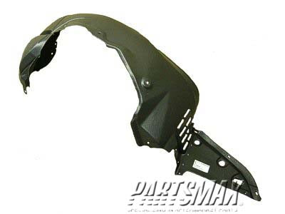 130 | 2007-2011 NISSAN ALTIMA LT Front fender inner panel HYBRID | NI1248120|63841ZX20B