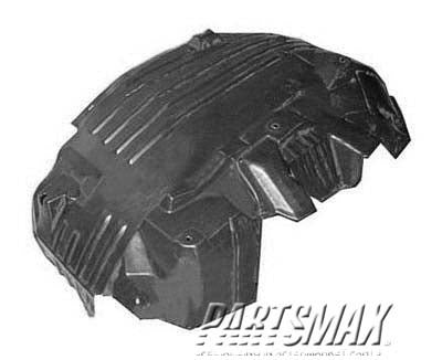 1249 | 2004-2007 NISSAN TITAN RT Front fender inner panel fender liner; LE/SE | NI1249107|638307S200