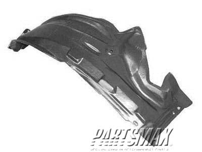 140 | 2003-2008 NISSAN MURANO RT Front fender inner panel fender liner; rear portion | NI1249109|63842CA000