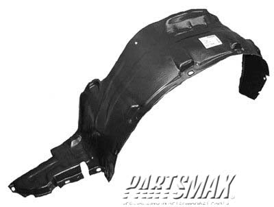 1250 | 2004-2015 NISSAN TITAN LT Front fender splash shield XE | NI1250126|638317S000