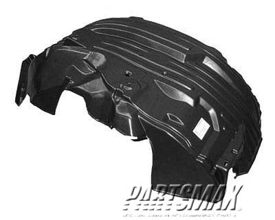 150 | 2005-2021 NISSAN FRONTIER LT Front fender splash shield 4.0L | NI1250127|63841EA800