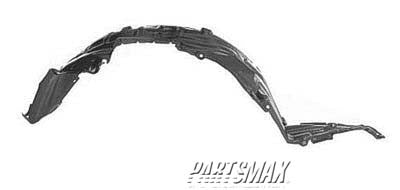 160 | 2000-2001 NISSAN ALTIMA RT Front fender splash shield fender liner | NI1251110|638420Z800