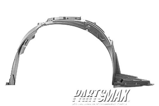 160 | 2004-2008 NISSAN MAXIMA RT Front fender splash shield fender liner | NI1251115|63842ZK00A