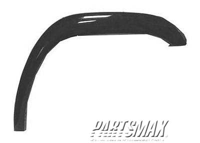 1269 | 1999-2002 NISSAN PATHFINDER RT Front fender flare LE; from 12/98; black - paint to match | NI1269101|638102W306