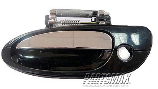 1680 | 2002-2003 NISSAN MAXIMA LT Front door handle outer super black; code KH3; GLE/GXE model | NI1310115|806072Y904