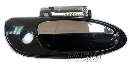 1690 | 2002-2003 NISSAN MAXIMA RT Front door handle outer super black; code KH3; GLE/GXE model | NI1311115|806062Y904