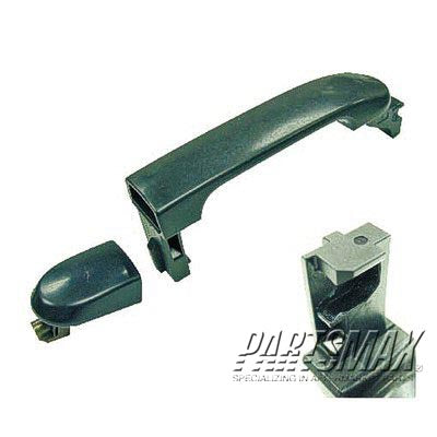 1311 | 2007-2012 NISSAN VERSA RT Rear door handle outer H/B; w/o Smart Entry System; w/Cap; PTM; see notes | NI1311130|82640EL12A-PFM