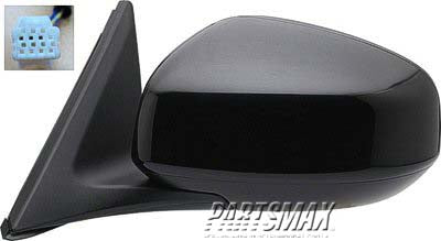 1320 | 2009-2010 NISSAN 370Z LT Mirror outside rear view Coupe; w/Cover; PTM; see notes | NI1320212|963021EA0B-PFM