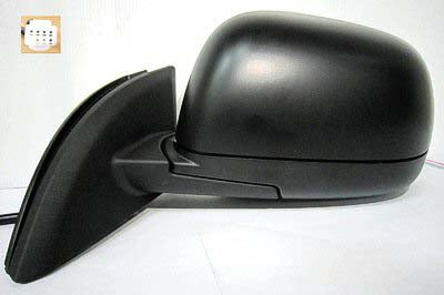 1700 | 2011-2012 NISSAN LEAF LT Mirror outside rear view Power; w/Cold Climate Spec; w/Cover; PTM; see notes | NI1320231|963023NA0B-PFM