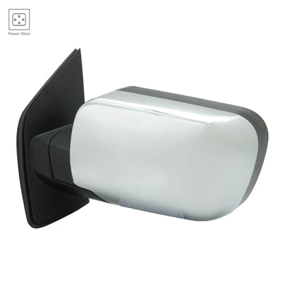 1700 | 2011-2015 NISSAN TITAN LT Mirror outside rear view SV; w/o Towing Pkg; Chrome | NI1320249|96302ZR20A