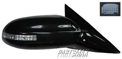 1321 | 2009-2014 NISSAN MAXIMA RT Mirror outside rear view Power; Non-Heated; w/Premium Pkg: w/Sport Pkg: w/Memory; w/Signal Lamp | NI1321193|963019N82A-PFM