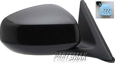1321 | 2009-2010 NISSAN 370Z RT Mirror outside rear view Coupe; w/Cover; PTM; see notes | NI1321212|963011EA0B-PFM
