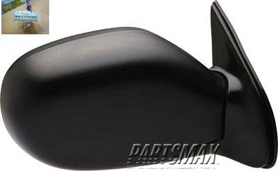 1321 | 2000-2004 NISSAN PATHFINDER RT Mirror outside rear view Power; Heated; From 11-00; PTM | NI1321219|K63014W460