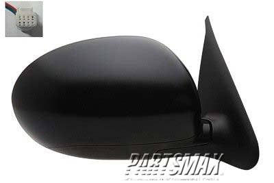 1710 | 2011-2011 NISSAN JUKE RT Mirror outside rear view To 7-11; Power; w/Cover; PTM; see notes | NI1321221|963011KM0A-PFM