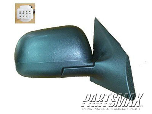 1321 | 2012-2014 NISSAN VERSA RT Mirror outside rear view SL|SV; Sedan; Power; Non-Heated; w/Cover; PTM; see notes | NI1321227|963013AN5B-PFM