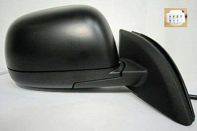 1710 | 2011-2012 NISSAN LEAF RT Mirror outside rear view Power; w/o Cold Climate Spec; w/Cover; PTM; see notes | NI1321230|963013NA0A-PFM