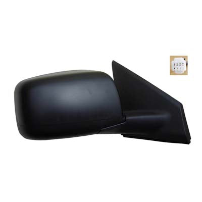 1710 | 2008-2013 NISSAN ROGUE RT Mirror outside rear view Power; Heated; w/o Side View Camera; w/Cover; PTM; see notes | NI1321236|96301JM200-PFM