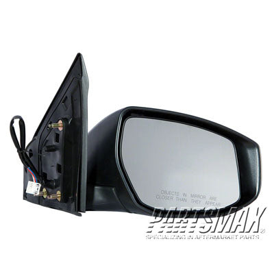 1321 | 2013-2013 NISSAN SENTRA RT Mirror outside rear view Power; Non-Heated; w/o Signal Lamp; w/Cover; PTM; see notes | NI1321238|963013SG0B-PFM