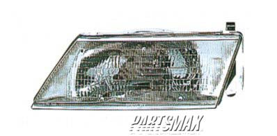 2502 | 1995-1998 NISSAN SENTRA LT Headlamp assy composite all | NI2502117|260601M325
