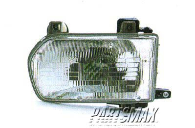 2502 | 1996-1999 NISSAN PATHFINDER LT Headlamp assy composite all; to 12/98 | NI2502120|260600W025