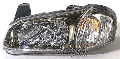 2502 | 2001-2001 NISSAN MAXIMA LT Headlamp assy composite 20th Anniversary Edition; w/black bezel | NI2502133|260602Y927