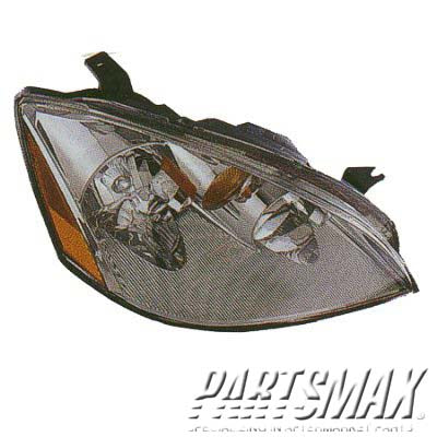 2502 | 2002-2004 NISSAN ALTIMA LT Headlamp assy composite includes park/signal lamps; w/HID | NI2502143|260603Z725