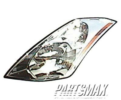 2502 | 2003-2005 NISSAN 350Z LT Headlamp assy composite halogen | NI2502146|26060CD026