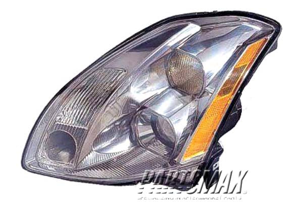1150 | 2004-2004 NISSAN MAXIMA LT Headlamp assy composite Halogen | NI2502150|260607Y025