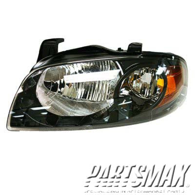 1150 | 2004-2006 NISSAN SENTRA LT Headlamp assy composite SE-R/SE-R Special V; w/black bezel | NI2502153|260606Z825