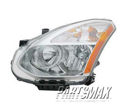 2502 | 2008-2008 NISSAN ROGUE LT Headlamp assy composite Halogen | NI2502170|26060JM00A