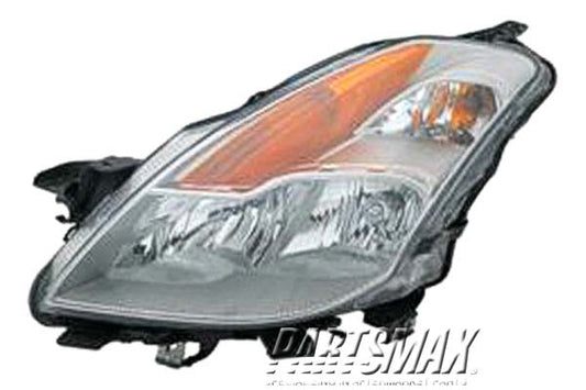 2502 | 2008-2009 NISSAN ALTIMA LT Headlamp assy composite Coupe; w/o HID | NI2502176|26060JB10A