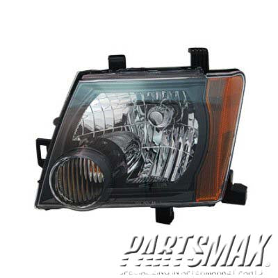 2502 | 2008-2011 NISSAN XTERRA LT Headlamp assy composite all; Black Bezel | NI2502189|26060ZL00A