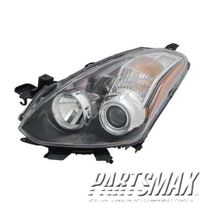 2502 | 2010-2013 NISSAN ALTIMA LT Headlamp assy composite Coupe; Halogen | NI2502191|26060ZX10B