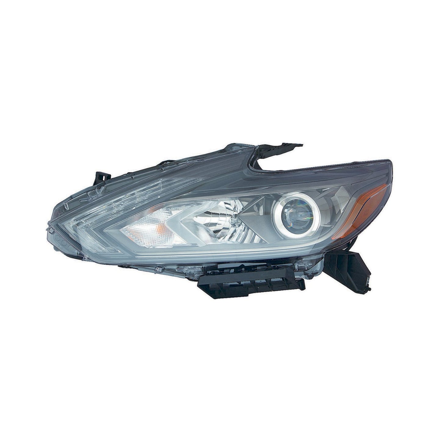 2502 | 2016-2018 NISSAN ALTIMA LT Headlamp assy composite Sedan; LED; w/LED DRL; w/Smoke Lens | NI2502243|260609HS3B