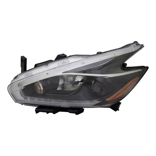 2502 | 2018-2018 NISSAN MURANO LT Headlamp assy composite Halogen; Black Bezel | NI2502260|260609UE0E