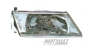 2503 | 1995-1997 NISSAN 200SX RT Headlamp assy composite all | NI2503117|260101M325