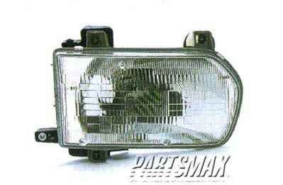2503 | 1996-1999 NISSAN PATHFINDER RT Headlamp assy composite all; to 12/98 | NI2503120|260100W025