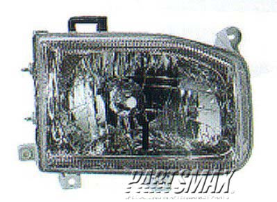 2503 | 1999-2003 NISSAN PATHFINDER RT Headlamp assy composite from 12/98 | NI2503127|260102W625