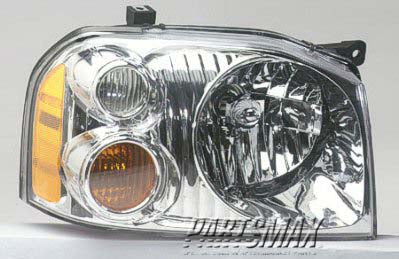 2503 |  2001-2004 NISSAN FRONTIER RT Headlamp assy composite XE; w/aluminized bezel | NI2503130|260108Z325