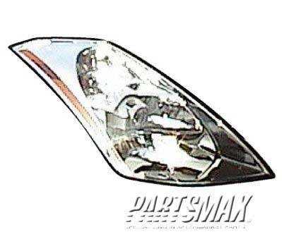 2503 | 2003-2005 NISSAN 350Z RT Headlamp assy composite halogen | NI2503146|26010CD026