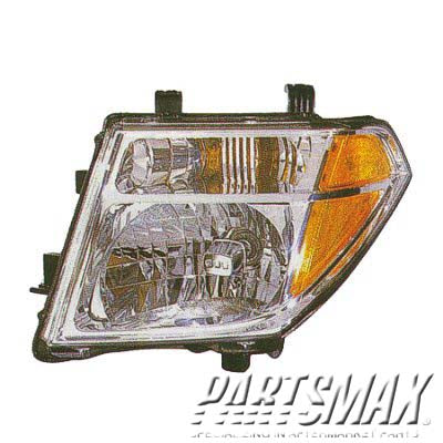 2503 | 2005-2008 NISSAN FRONTIER RT Headlamp assy composite all | NI2503157|26010EA525