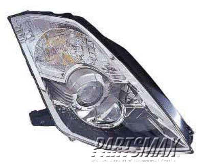 2503 | 2006-2006 NISSAN 350Z RT Headlamp assy composite XENON | NI2503159|26010CF40B