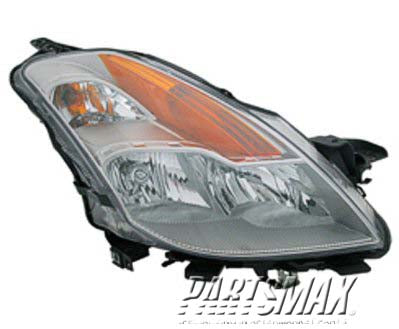 2503 | 2008-2009 NISSAN ALTIMA RT Headlamp assy composite Coupe; w/o HID | NI2503176|26010JB10A