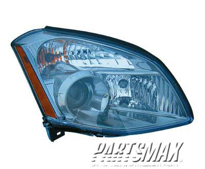 2503 | 2008-2008 NISSAN MAXIMA RT Headlamp assy composite Halogen | NI2503179|26010ZK30B