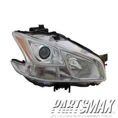 2503 | 2009-2013 NISSAN MAXIMA RT Headlamp assy composite Xenon | NI2503186|260109N01A