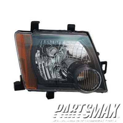 2503 | 2008-2011 NISSAN XTERRA RT Headlamp assy composite all; Black Bezel | NI2503189|26010ZL00A