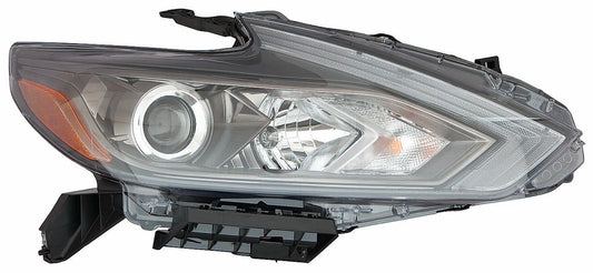 2503 | 2016-2018 NISSAN ALTIMA RT Headlamp assy composite Sedan; Halogen; w/o LED DRL; w/o Smoke Lens | NI2503249|260109HS9B